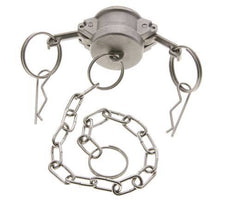 Tapón de acoplamiento de acero inoxidable Camlock DN 20 (3/4'') Tipo DC MIL-C-27487