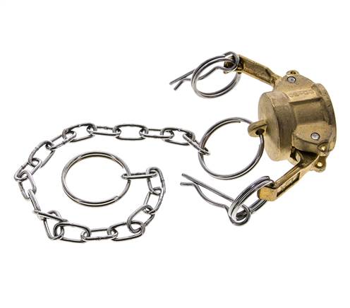 Tapa de extremo de acoplamiento de latón Camlock DN 15 (1/2'') Tipo DC MIL-C-27487