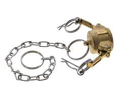 Tapa de extremo de acoplamiento de latón Camlock DN 15 (1/2'') Tipo DC MIL-C-27487