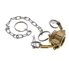 Tapa de extremo de acoplamiento de latón Camlock DN 15 (1/2'') Tipo DC MIL-C-27487