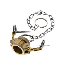 Tapa de extremo de acoplamiento de latón Camlock DN 15 (1/2'') Tipo DC MIL-C-27487