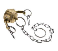 Tapa de extremo de acoplamiento de latón Camlock DN 15 (1/2'') Tipo DC MIL-C-27487