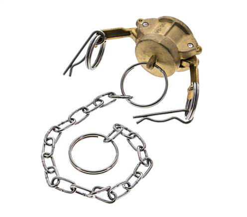 Tapa de extremo de acoplamiento de latón Camlock DN 15 (1/2'') Tipo DC MIL-C-27487