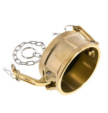 Tapón de acoplamiento de latón Camlock DN 75 (3'') Tipo DC MIL-C-27487