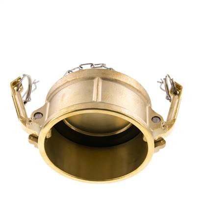 Tapón de acoplamiento de latón Camlock DN 75 (3'') Tipo DC MIL-C-27487