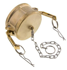 Tapón de acoplamiento de latón Camlock DN 75 (3'') Tipo DC MIL-C-27487