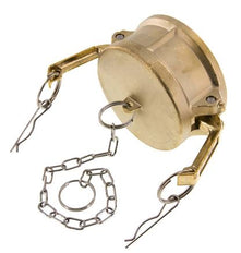 Tapón de acoplamiento de latón Camlock DN 75 (3'') Tipo DC MIL-C-27487