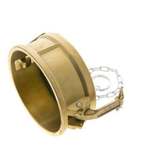 Tapa de extremo de acoplamiento de latón Camlock DN 120 (5'') Tipo DC MIL-C-27487