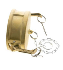 Tapa de extremo de acoplamiento de latón Camlock DN 120 (5'') Tipo DC MIL-C-27487