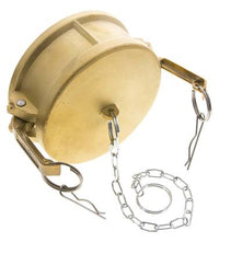 Tapa de extremo de acoplamiento de latón Camlock DN 120 (5'') Tipo DC MIL-C-27487