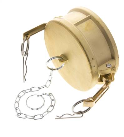 Tapa de extremo de acoplamiento de latón Camlock DN 120 (5'') Tipo DC MIL-C-27487