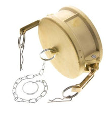Tapa de extremo de acoplamiento de latón Camlock DN 120 (5'') Tipo DC MIL-C-27487