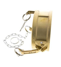 Tapa de extremo de acoplamiento de latón Camlock DN 120 (5'') Tipo DC MIL-C-27487