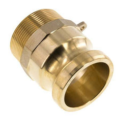 Acoplamiento de latón Camlock DN 50 (2'') R 2'' rosca macho tipo F MIL-C-27487