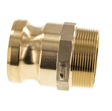Acoplamiento de latón Camlock DN 50 (2'') R 2'' rosca macho tipo F MIL-C-27487