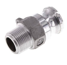Acoplamiento de aluminio Camlock DN 20 (3/4'') R 3/4'' rosca macho tipo F MIL-C-27487