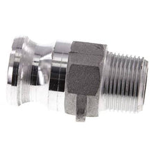 Acoplamiento de aluminio Camlock DN 20 (3/4'') R 3/4'' rosca macho tipo F MIL-C-27487