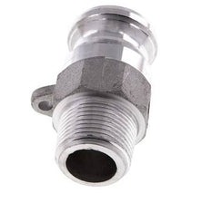 Acoplamiento de aluminio Camlock DN 20 (3/4'') R 3/4'' rosca macho tipo F MIL-C-27487
