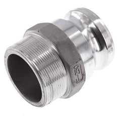 Acoplamiento de aluminio Camlock DN 60 (2 1/2'') R 2 1/2'' Rosca Macho Tipo F MIL-C-27487