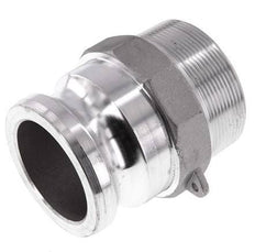 Acoplamiento de aluminio Camlock DN 60 (2 1/2'') R 2 1/2'' Rosca Macho Tipo F MIL-C-27487