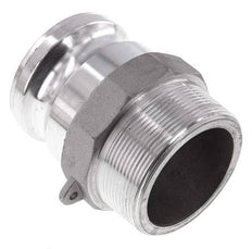 Acoplamiento de aluminio Camlock DN 60 (2 1/2'') R 2 1/2'' Rosca Macho Tipo F MIL-C-27487