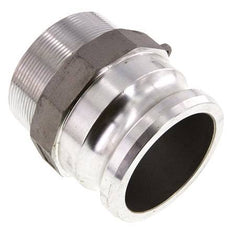 Acoplamiento de aluminio Camlock DN 75 (3'') R 3'' rosca macho tipo F MIL-C-27487
