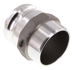 Acoplamiento de aluminio Camlock DN 75 (3'') R 3'' rosca macho tipo F MIL-C-27487