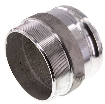 Acoplamiento de aluminio Camlock DN 120 (5'') R 5'' rosca macho tipo F MIL-C-27487