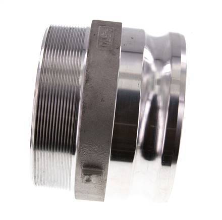 Acoplamiento de aluminio Camlock DN 120 (5'') R 5'' rosca macho tipo F MIL-C-27487