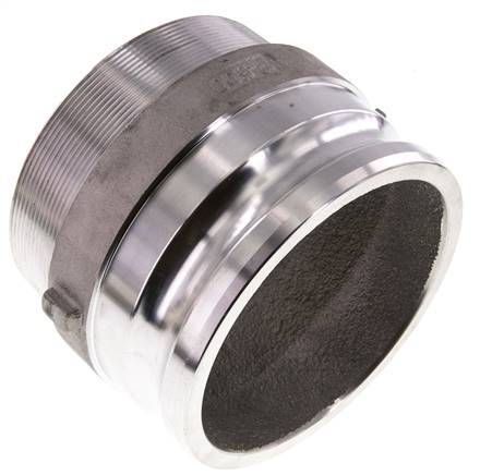 Acoplamiento de aluminio Camlock DN 120 (5'') R 5'' rosca macho tipo F MIL-C-27487