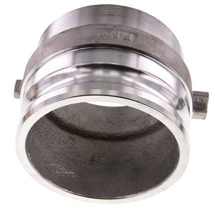 Acoplamiento de aluminio Camlock DN 120 (5'') R 5'' rosca macho tipo F MIL-C-27487