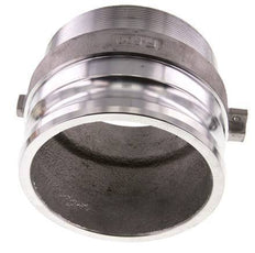 Acoplamiento de aluminio Camlock DN 120 (5'') R 5'' rosca macho tipo F MIL-C-27487