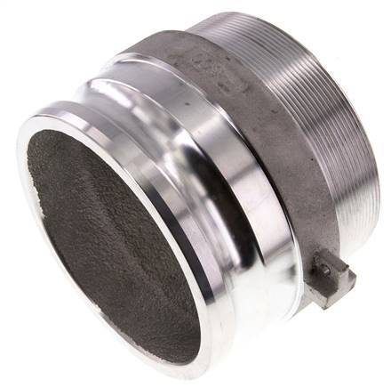 Acoplamiento de aluminio Camlock DN 120 (5'') R 5'' rosca macho tipo F MIL-C-27487