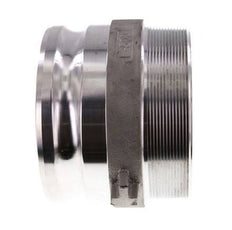 Acoplamiento de aluminio Camlock DN 120 (5'') R 5'' rosca macho tipo F MIL-C-27487