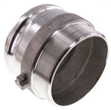 Acoplamiento de aluminio Camlock DN 120 (5'') R 5'' rosca macho tipo F MIL-C-27487