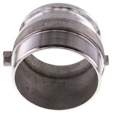 Acoplamiento de aluminio Camlock DN 120 (5'') R 5'' rosca macho tipo F MIL-C-27487