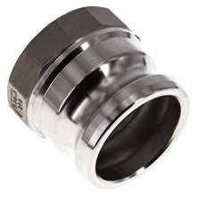 Acoplamiento de acero inoxidable Camlock DN 60 (2 1/2'') Rp 2 1/2'' Rosca Hembra Tipo A MIL-C-27487