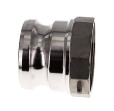 Acoplamiento de acero inoxidable Camlock DN 60 (2 1/2'') Rp 2 1/2'' Rosca Hembra Tipo A MIL-C-27487