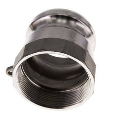 Acoplamiento de acero inoxidable Camlock DN 60 (2 1/2'') Rp 2 1/2'' Rosca Hembra Tipo A MIL-C-27487