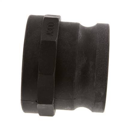 Acoplamiento de polipropileno Camlock DN 75 (3'') Rp 3'' Rosca hembra Tipo A MIL-C-27487