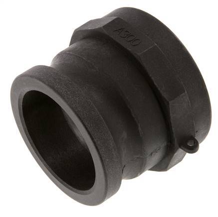 Acoplamiento de polipropileno Camlock DN 75 (3'') Rp 3'' Rosca hembra Tipo A MIL-C-27487
