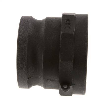 Acoplamiento de polipropileno Camlock DN 75 (3'') Rp 3'' Rosca hembra Tipo A MIL-C-27487