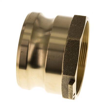 Acoplamiento de latón Camlock DN 75 (3'') Rosca hembra de 3'' Tipo A MIL-C-27487