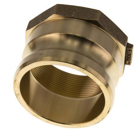 Acoplamiento de latón Camlock DN 75 (3'') Rosca hembra de 3'' Tipo A MIL-C-27487
