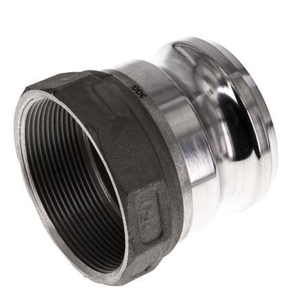 Acoplamiento de aluminio Camlock DN 60 (2 1/2'') Rp 2 1/2'' Rosca Hembra Tipo A MIL-C-27487