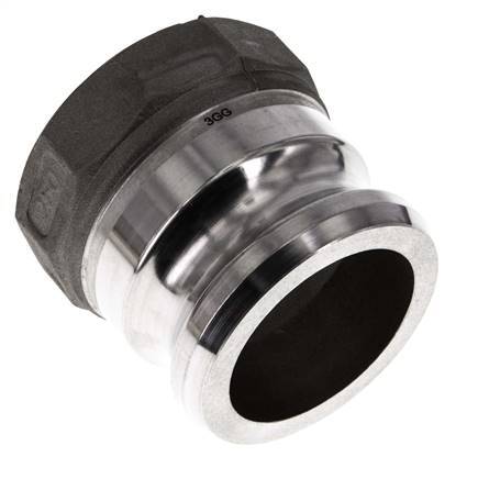 Acoplamiento de aluminio Camlock DN 60 (2 1/2'') Rp 2 1/2'' Rosca Hembra Tipo A MIL-C-27487