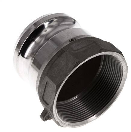 Acoplamiento de aluminio Camlock DN 60 (2 1/2'') Rp 2 1/2'' Rosca Hembra Tipo A MIL-C-27487