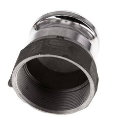 Acoplamiento de aluminio Camlock DN 60 (2 1/2'') Rp 2 1/2'' Rosca Hembra Tipo A MIL-C-27487