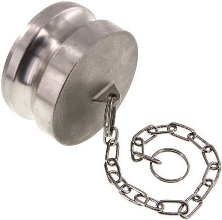 Tapón de acoplamiento de acero inoxidable Camlock DN 75 (3'') Tipo DP MIL-C-27487