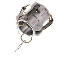 Conector de acoplamiento de aluminio Camlock DN 40 (1 1/2'') para enchufe MIL-C-27487